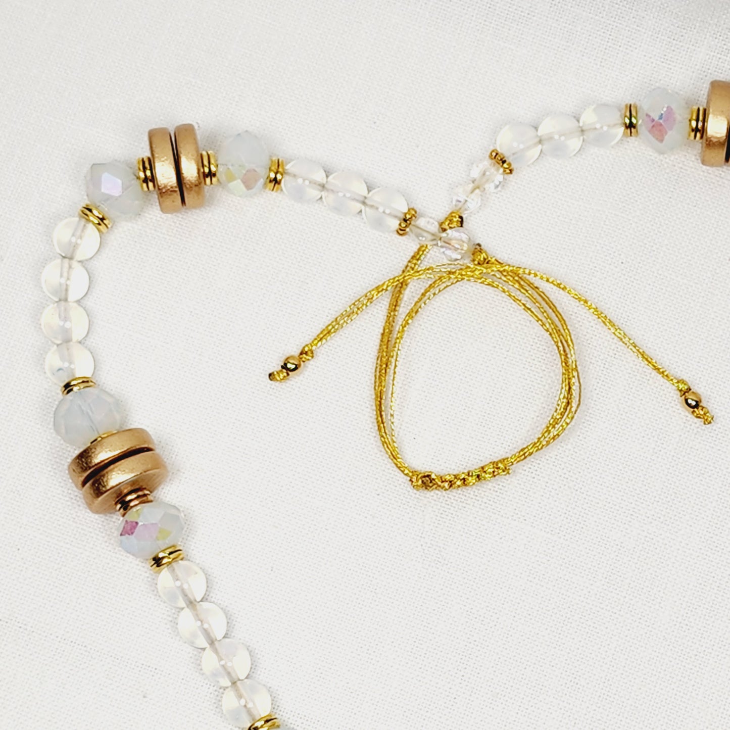 Ganesh Pendant Necklace – Boho Moonstone Jewelry with Tibetan Elephant, Wood Beads, Gold Accents & Adjustable Cord